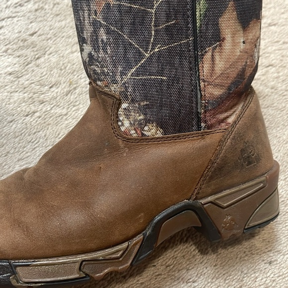 Rocky Aztec Wellington Boot Mossy Oak Break Up Infinity - Picture 7 of 10